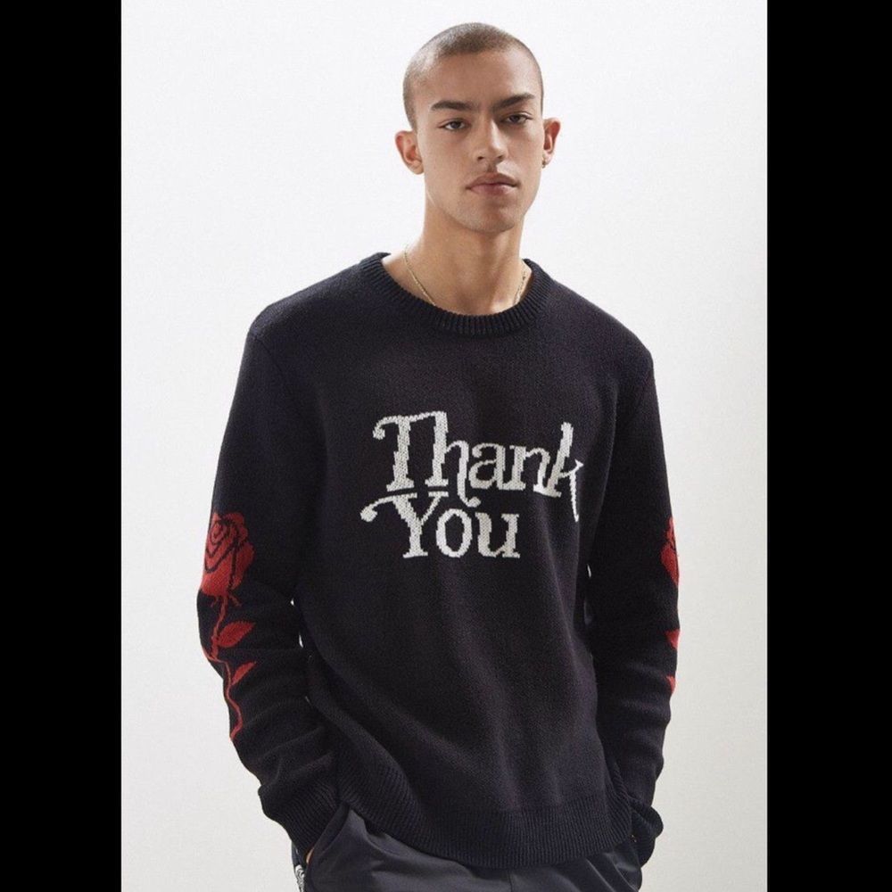 Urban Outfitters Thank You Rose Graphic Unisex M/L - Picture 2 of 6